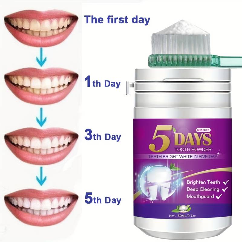 Teeth whitening powder - makes your teeth shine again!