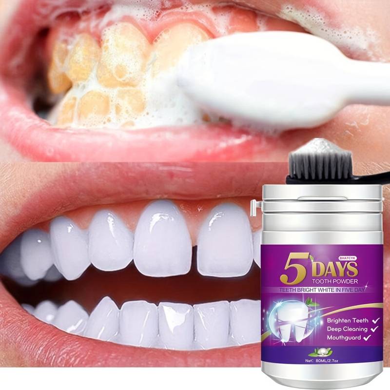 Teeth whitening powder - makes your teeth shine again!