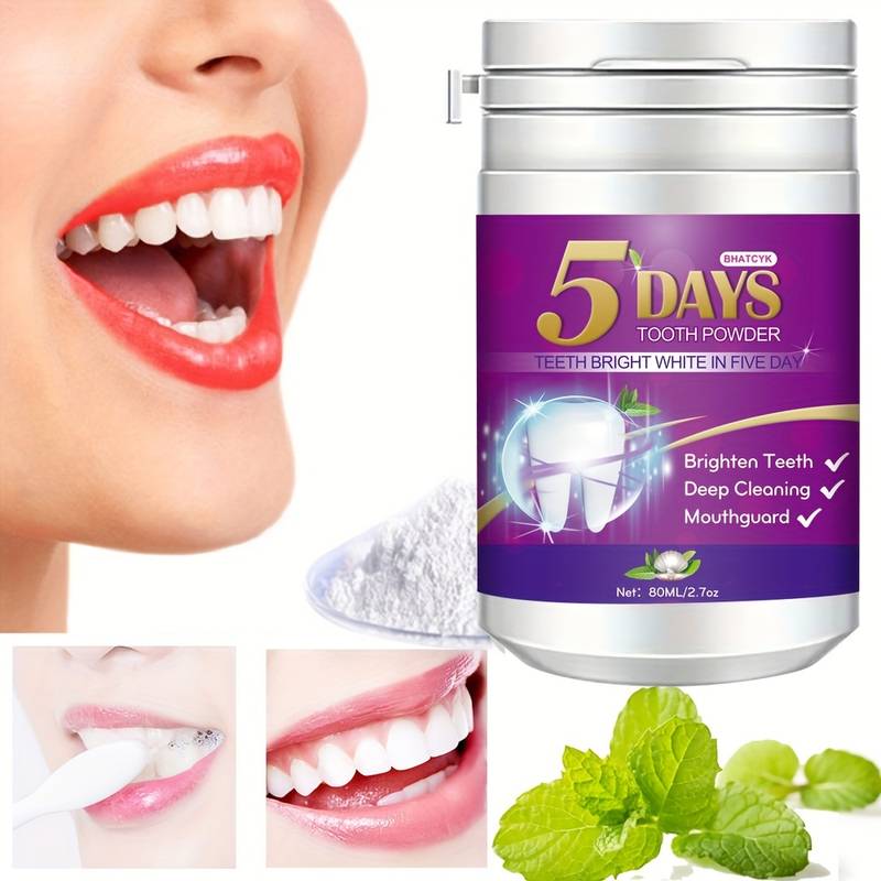 Teeth whitening powder - makes your teeth shine again!