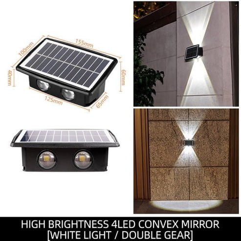 IllumiSun - solar powered LED wall light / TODAY ONLY 1+1 FREE