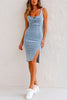 Zoë - Denim dress with adjustable straps